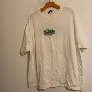 ONEIL THE BIG BOUNCE WHITE SHORT SLEEVE SHIRT SIZE XXL